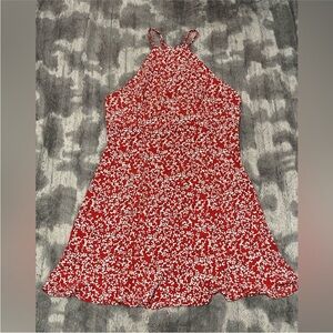 Zara Red and White Mini Dress